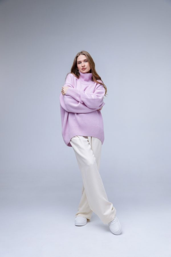 MERINO VILNAS DŽEMPERIS OVERSIZE "NIKOLE" - Image 2
