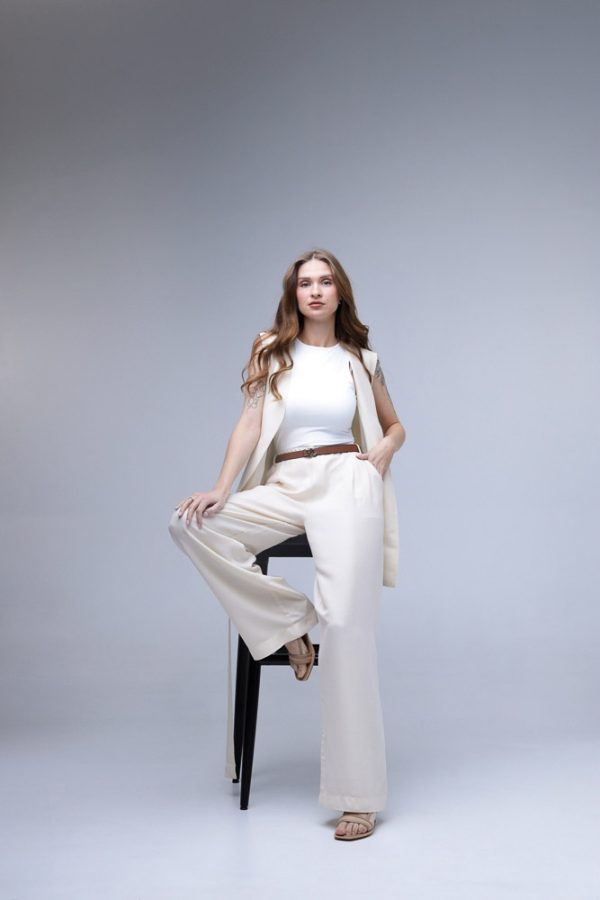 MERINO UN ZĪDA VESTE - Image 4