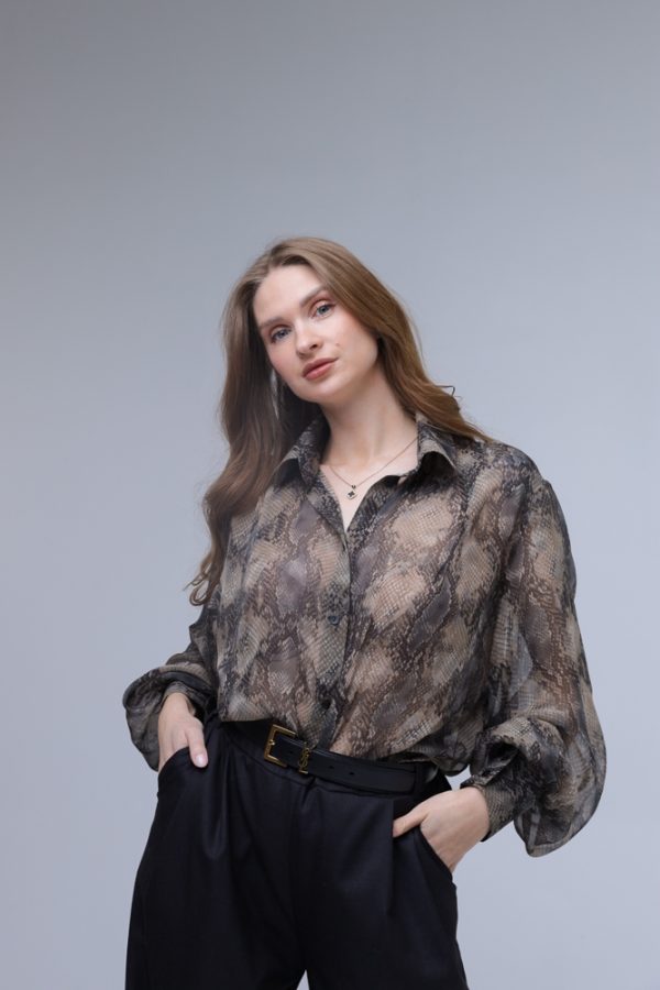 100% ZĪDA OVERSIZE KREKLS - Image 2