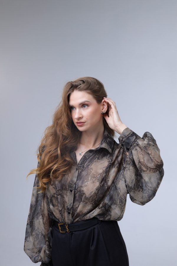 100% ZĪDA OVERSIZE KREKLS - Image 12