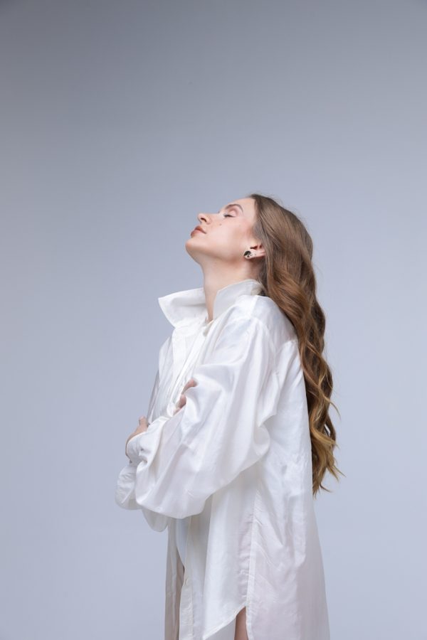 100% ZĪDA OVERSIZE KREKLS - Image 11