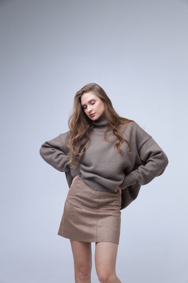 MERINO VILNAS DŽEMPERIS OVERSIZE "NIKOLE" - Image 3