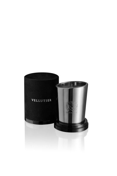 VELLUTIER PRESTIGE AROMĀTISKA SVECE TITANIUM BLACK 225GR